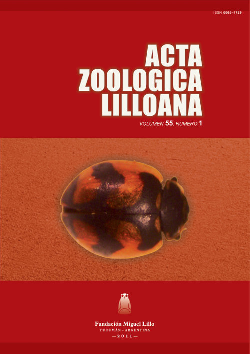 Tapa: Acta Zoológica Lilloana 55 (1) (2011)
