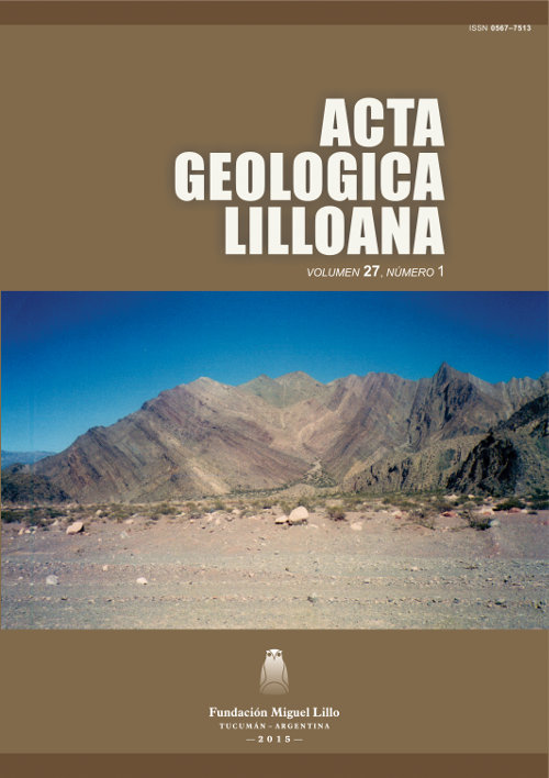 Tapa Acta Geológica Lilloana 27 (1) (2015)