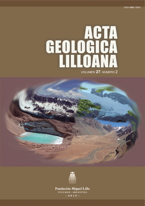 Tapa Acta Geológica Lilloana 27 (2) (2015)