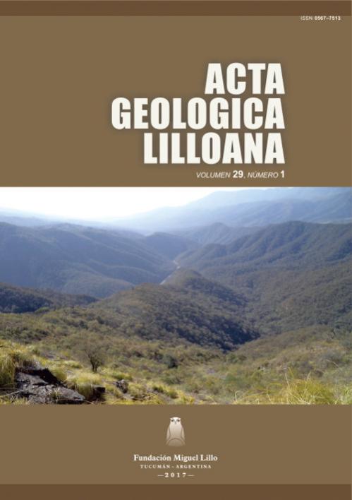 Tapa Acta Geológica Lilloana 29 (1) (2017)