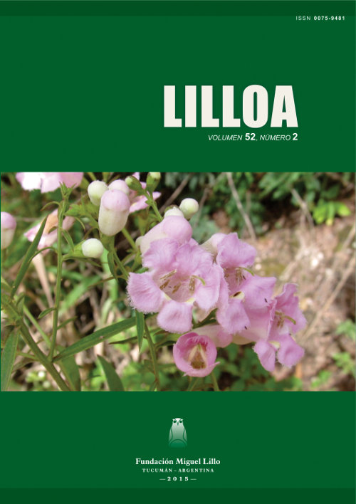 Tapa Lilloa 52 (2) (2015)