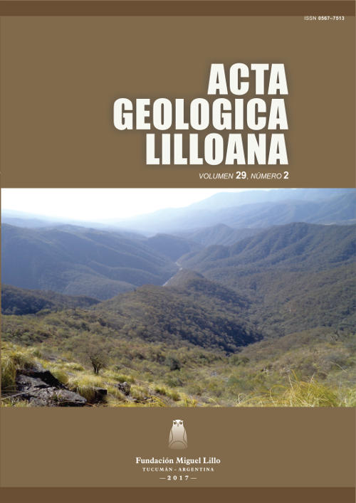 Acta Geológica Lilloana 29 (2) (2017)