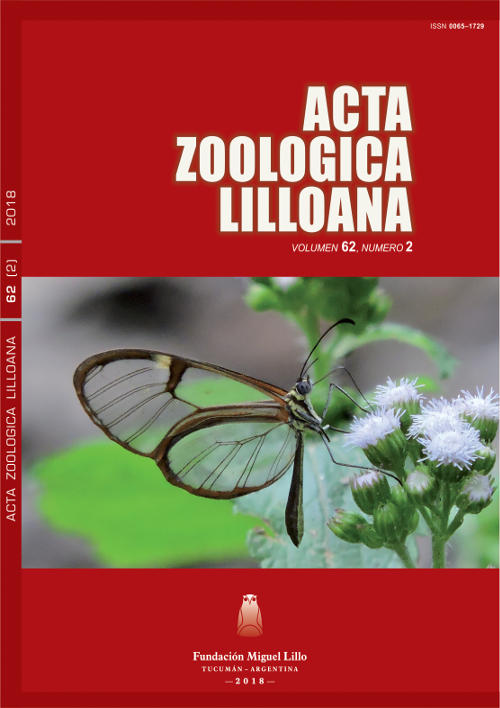 Acta Zoológica Lilloana 62 (2) (2018)