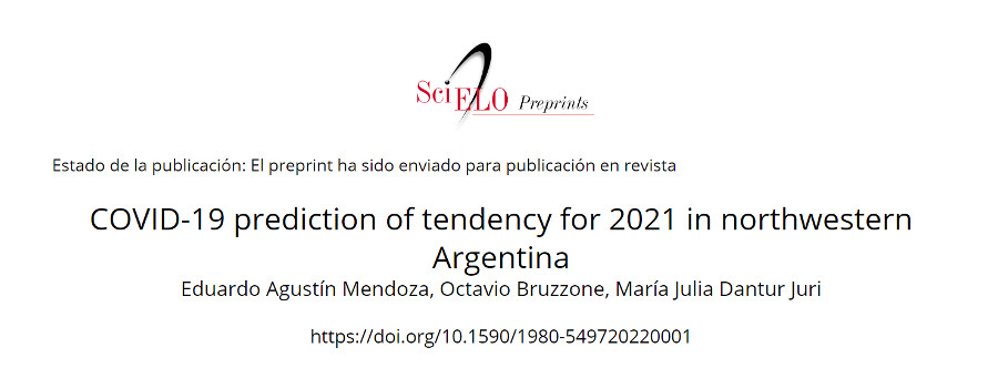 Fundación Miguel Lillo artículo del modelo predictivo COVID-19