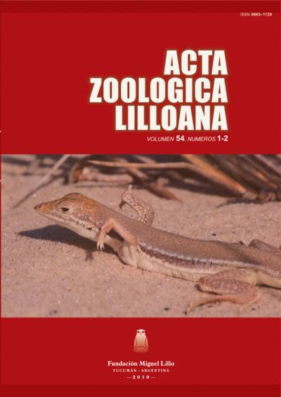 Portada Acta Zoológica Lilloana 54 (1-2) (2010)