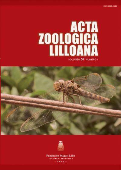 Tapa Acta Zoológica Lilloana 57 (1) (2013)