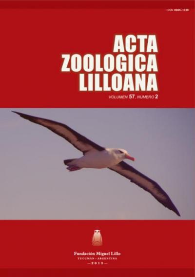 Tapa Acta Zoológica Lilloana 57 (2) (2013)