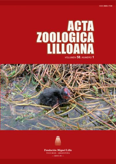 Tapa Acta Zoológica Lilloana 58 (1) (2014)