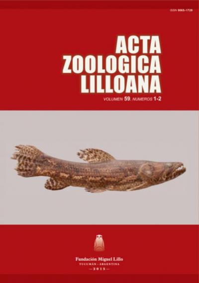 Tapa Acta Zoológica Lilloana 59 (1-2) (2015)