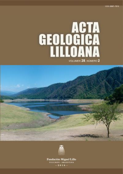 Tapa Acta Geológica Lilloana 28 (2) (2016)