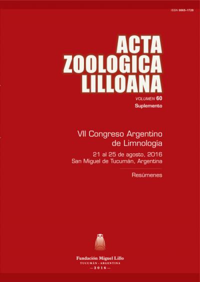 Tapa Acta Zoológica Lilloana 60 (Suplemento) (2016)