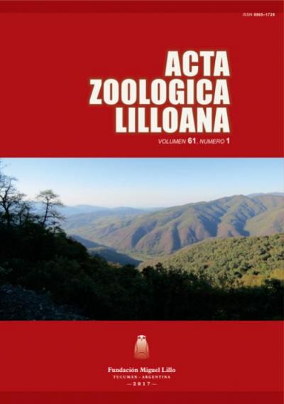 Tapa Acta Zoológica Lilloana 61 (1) (2017)