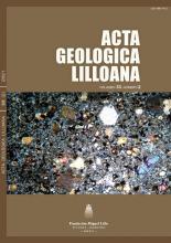 Acta Geológica Lilloana 33 (2) (2021)