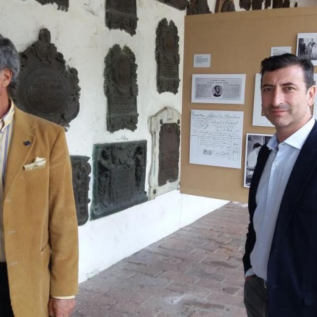 120 años, Argentina-Japón en la Casa Histórica de Tucumán. José Frías Silva, Pte. de Fundación Miguel (izquierda) y Pablo Holgado, Director Ejecutivo. (2018, R. Carranza)