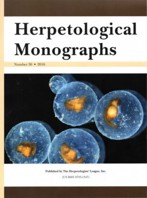Herpetological Monographs Nº 30, tapa