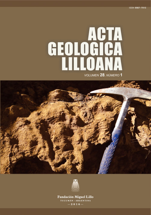 					Ver Acta Geológica Lilloana 28 (1) (2016)
				