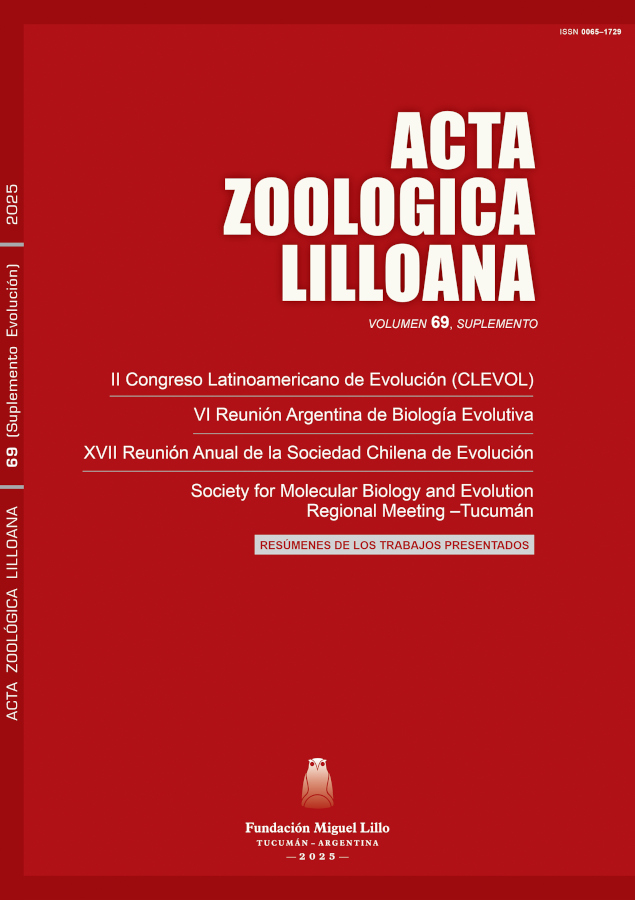 Acta Zoológica Lilloana 69 (Suplemento) (2025)