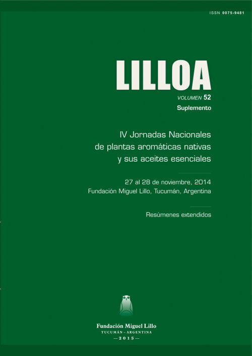 					View Lilloa 52 (Suplemento) (2015)
				