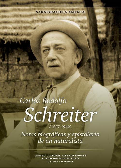 Tapa Carlos Rodolfo Schreiter. 1877-1942