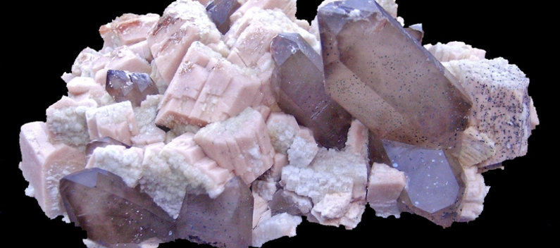 Macrofotografía material de la Colección de minerales y rocas de FML