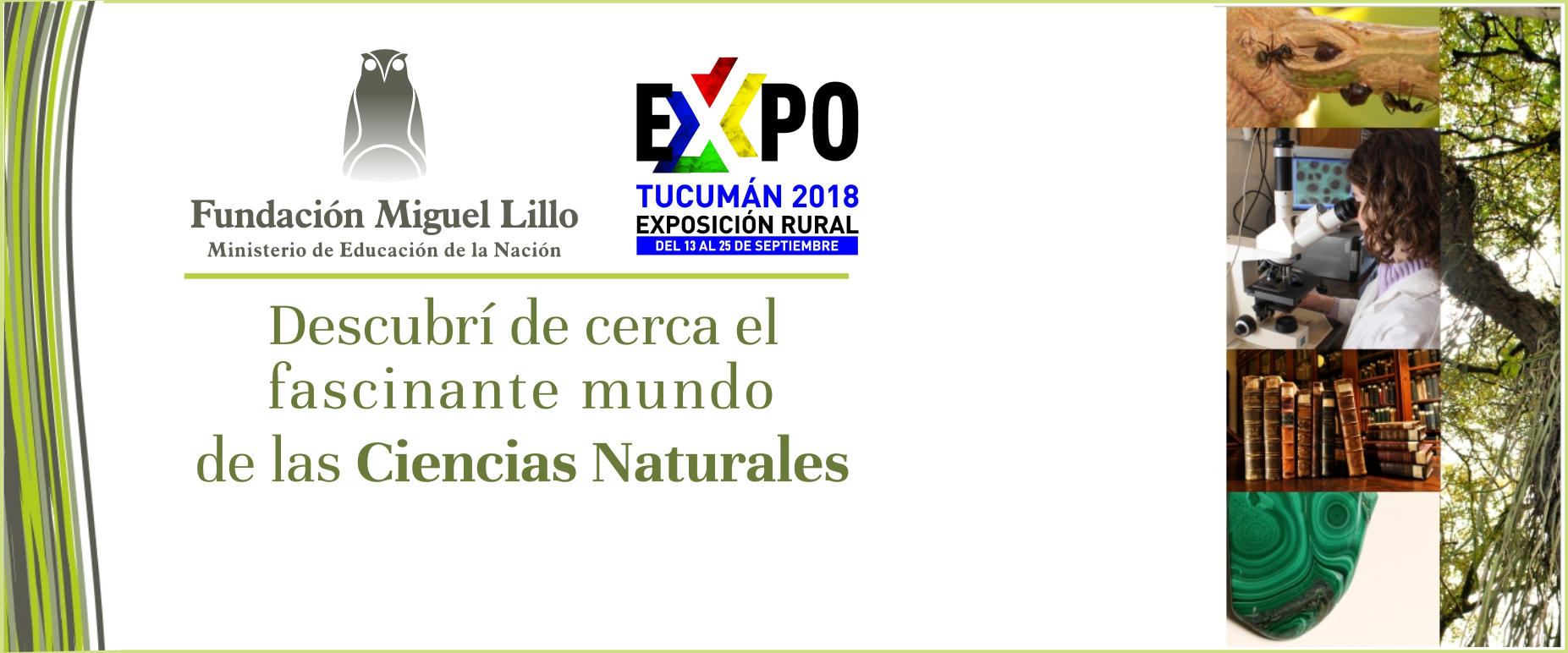 Fundación Miguel Lillo en la EXPO 2018