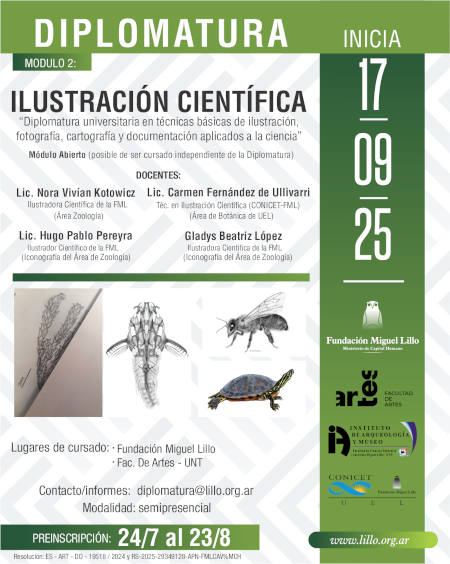 Módulo 2 de Ilustración Científica - Diplomatura Universitaria en Técnicas Básicas de Ilustración, Fotografía, Cartografía y Documentación Aplicados a la Ciencia