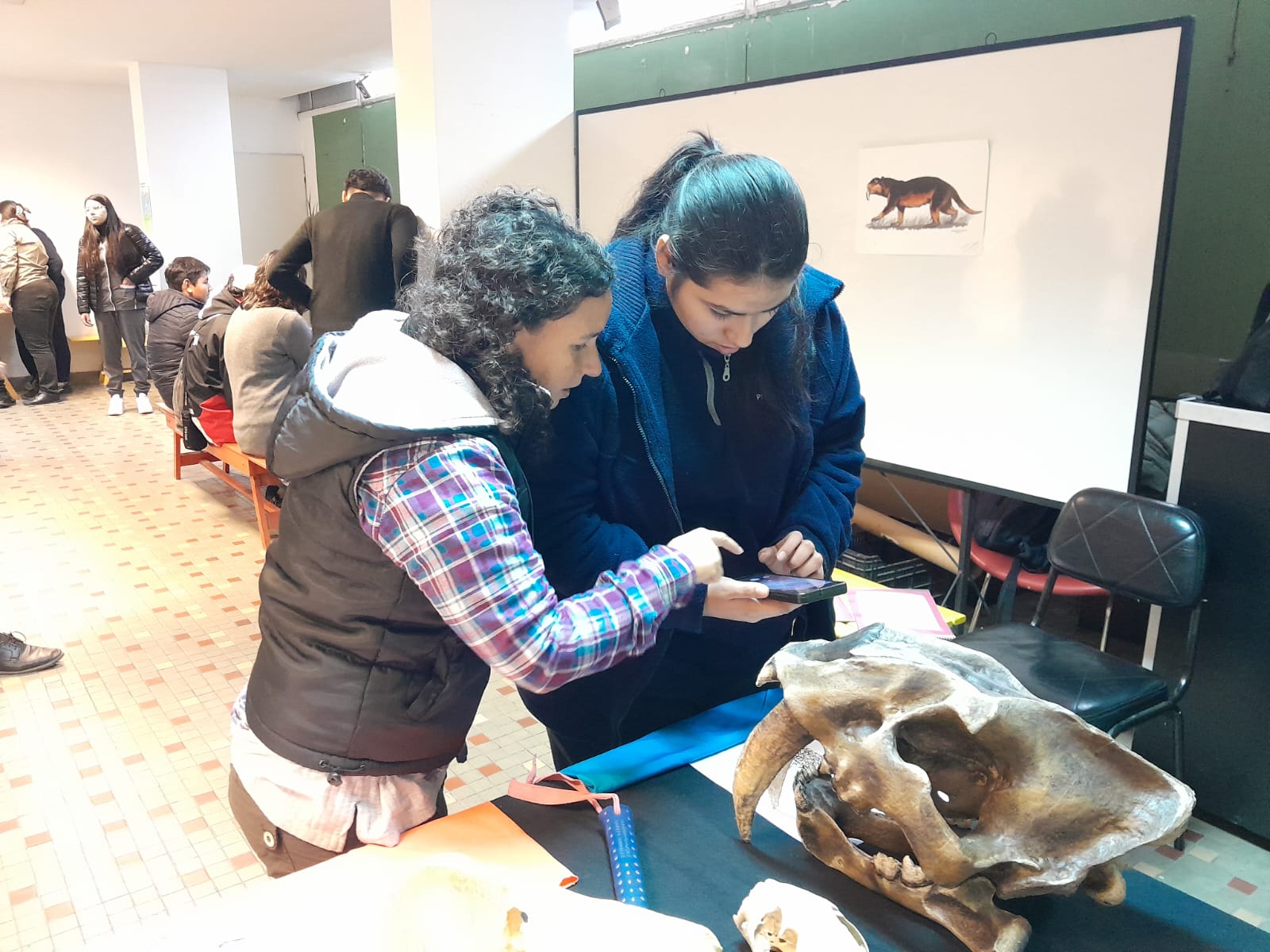 Una muestra de Paleontología para personas con capacidades diferentes