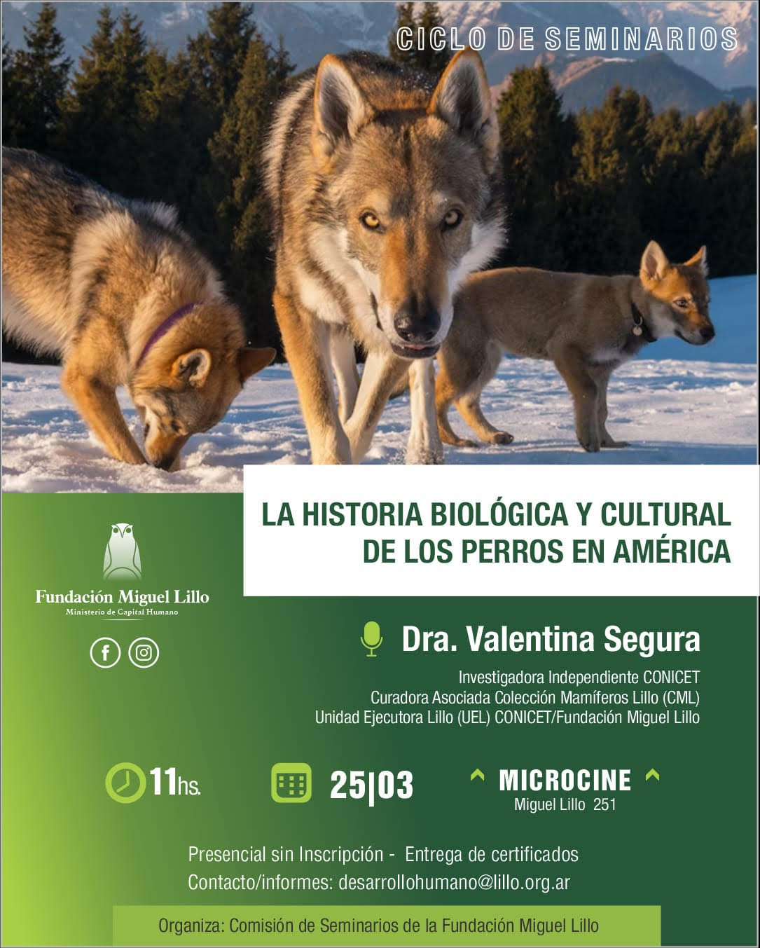Historia Biológica y Cultural de los Perros en América (Fundación Miguel Lillo)