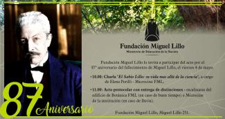 87º aniversario fallecimiento de Miguel Lillo