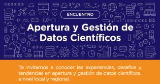 Apertura y gestión de datos científicos