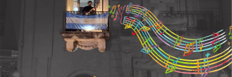 La música en el aire me trajo hasta aquí”