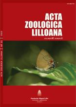 Acta Zoológica Lilloana 67 (2) (2023)