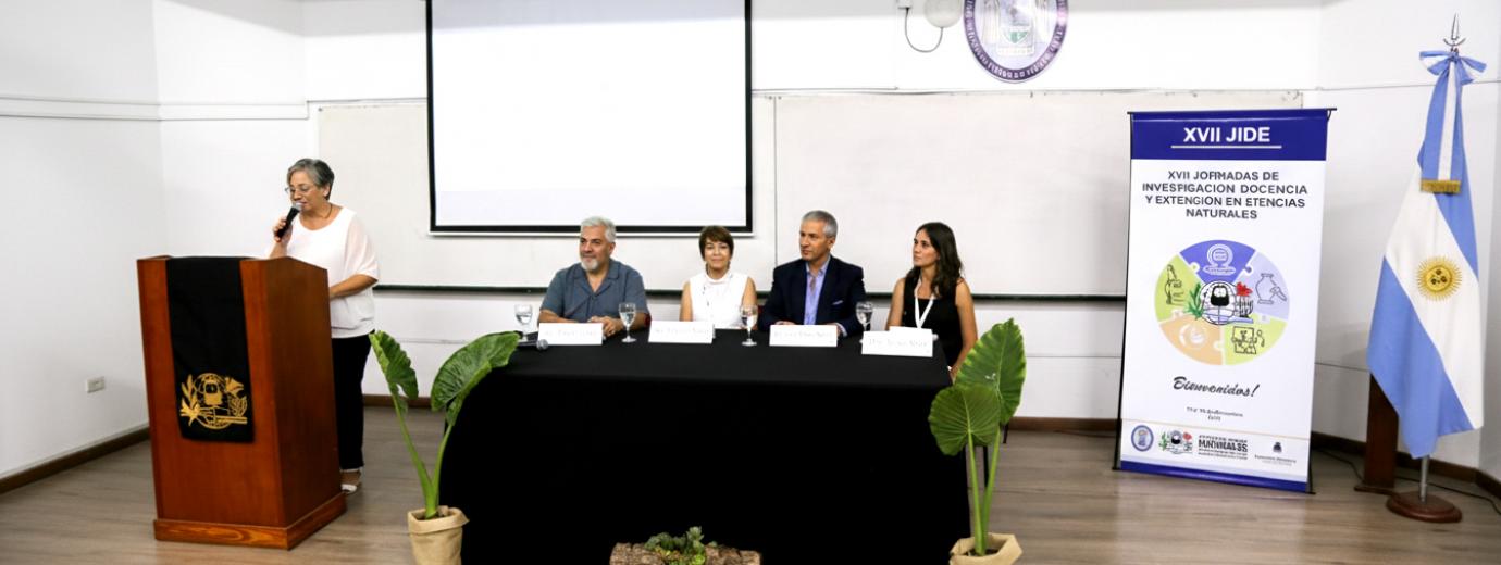 Rotundo éxito de las XVII Jornadas de Investigación, Docencia y Extensión en Ciencias Naturales
